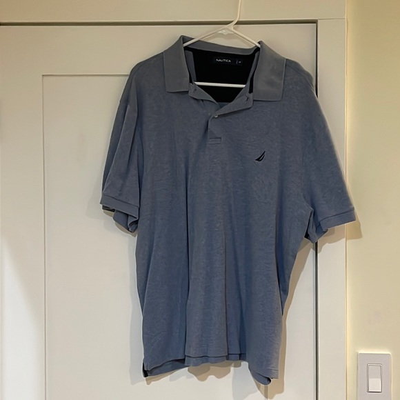 Nautica men’s grayish blue polo XXL - Picture 1 of 1